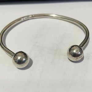 Elegant sterling Silver Open Cuff Bracelet